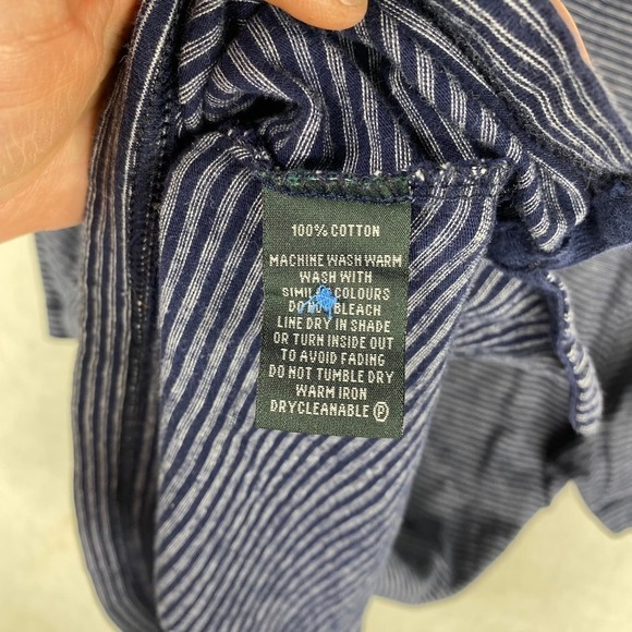 Rodd & Gunn Dark Blue Navy Striped Short Sleeve Sports Fit Cotton Polo Size XL - Picture 5 of 6